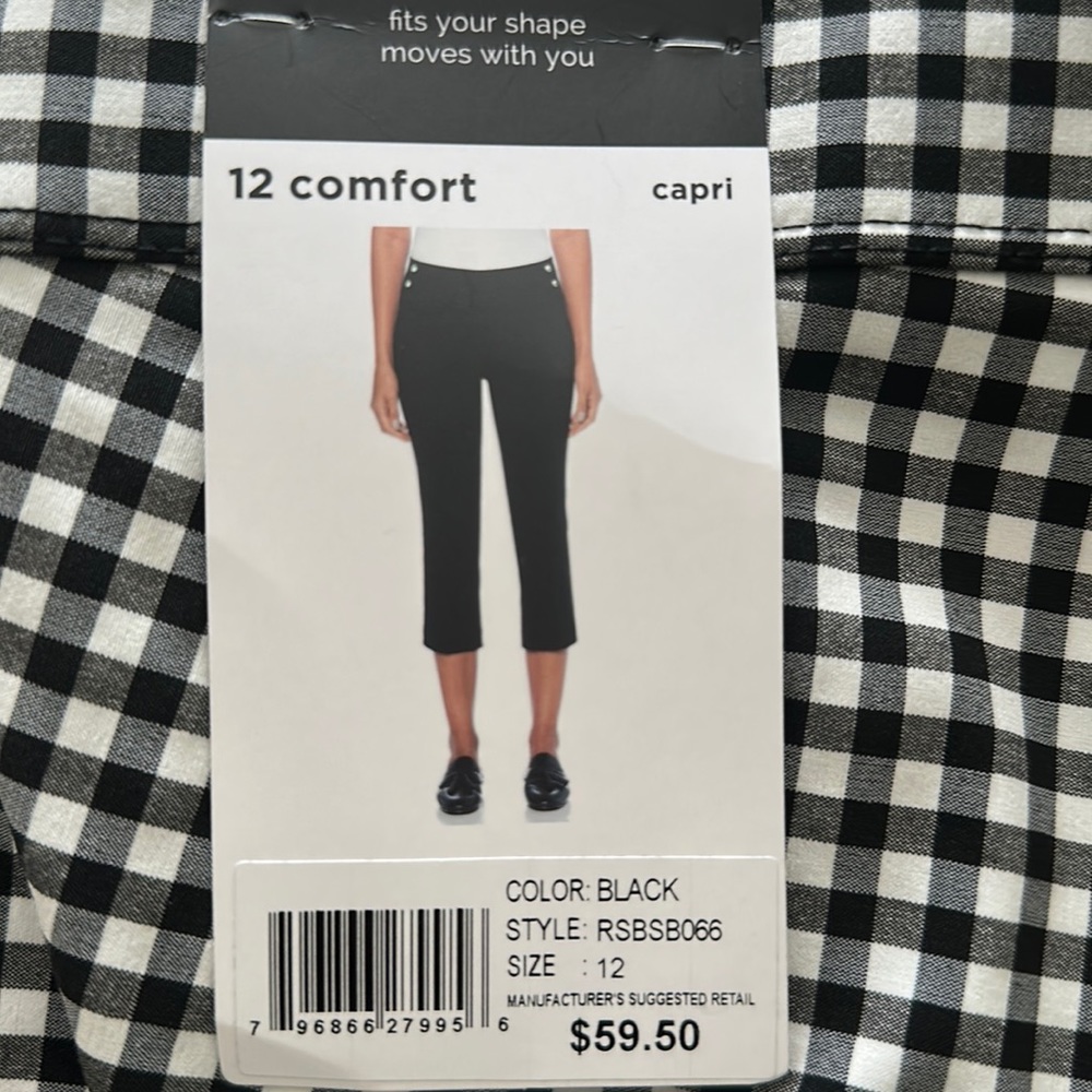 RAFAELLA capri pants